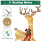 TheLAShop Christmas Deer Outdoor Decoration 3-Piece Set