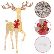 TheLAShop Light Up Reindeer Outdoor Christmas Decoration 3-Piece Image
