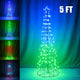 TheLAShop Multicolor Light Show Christmas Tree APP Control, 5ft Image