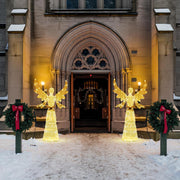 TheLAShop 5.6ft Lighted Angel for Outdoors & Indoors Yard Lawn