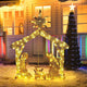 TheLAShop 4ft Outdoor Lighted Nativity Scene Large Yard Decoration Image