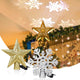 TheLAShop Christmas Tree Star Snowflake Topper Projector Image