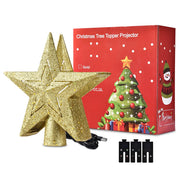 TheLAShop Christmas Tree Star Snowflake Topper Projector Image