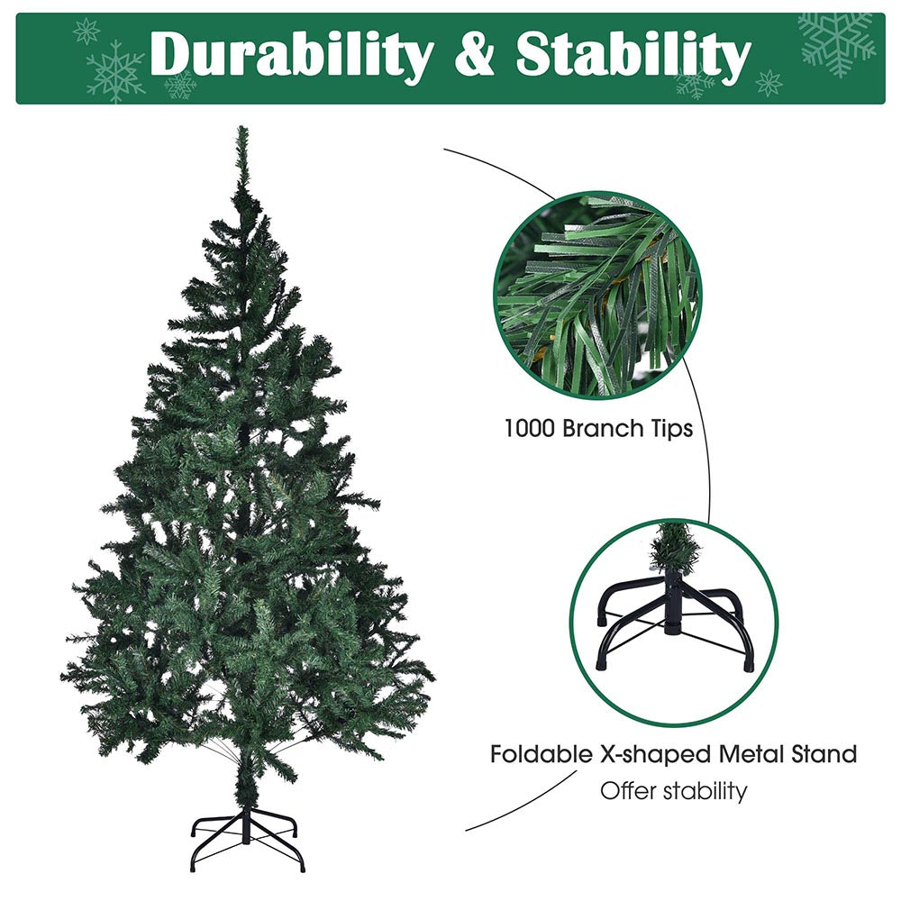 Super Grip 4.3-in Plastic Tree Stand for 7.5-ft Christmas Tree 88610000