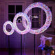 TheLAShop 3pcs Outdoor Wreath with Lights for Windows Image
