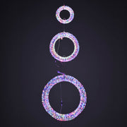 TheLAShop 3pcs Outdoor Wreath with Lights for Windows Image