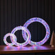 TheLAShop 3pcs Outdoor Wreath with Lights for Windows Image