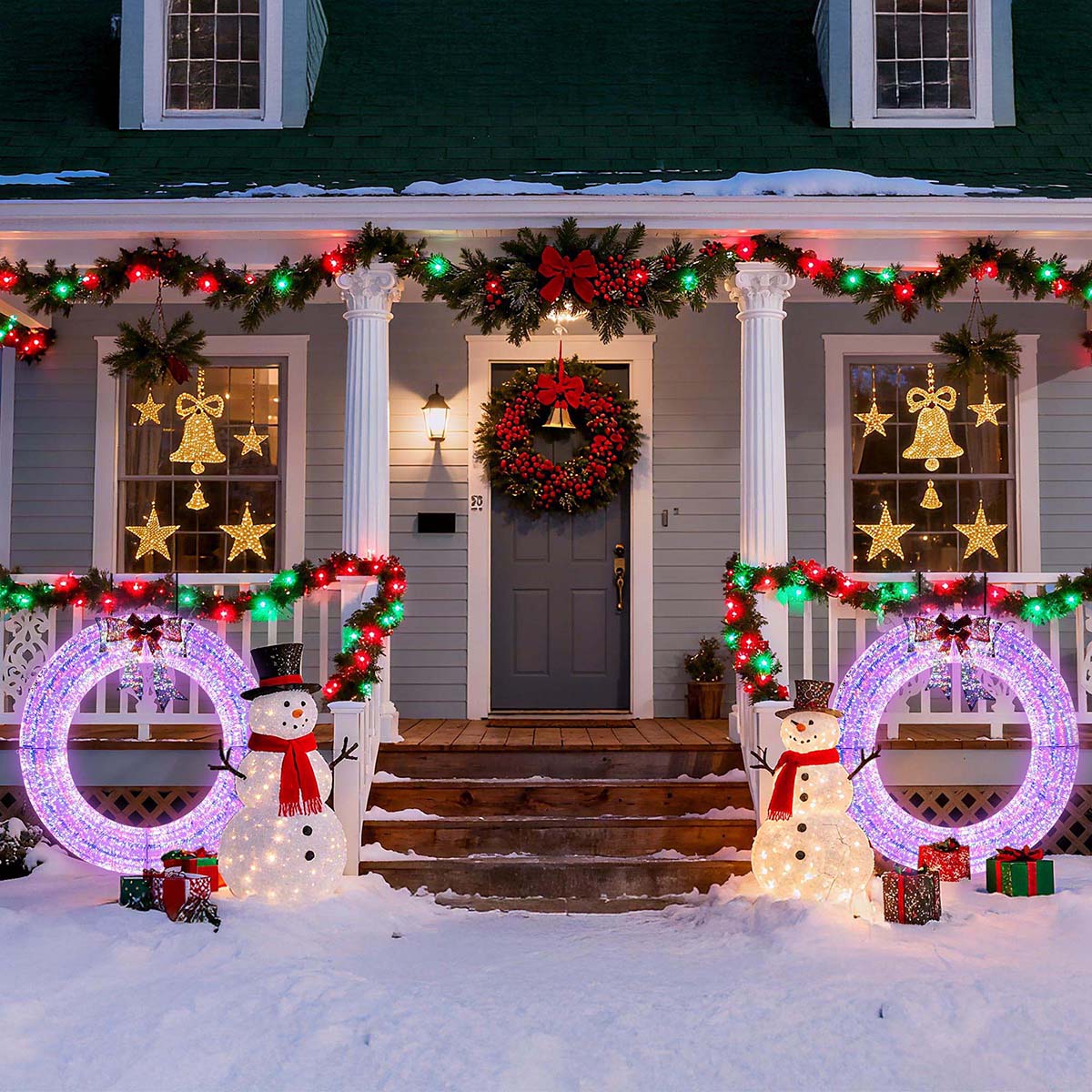 TheLAShop 60in. Giant Outdoor Wreath with Lights (Preorder)