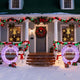 TheLAShop 60in. Giant Outdoor Wreath with Lights Image