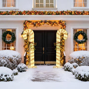 TheLAShop 8ft Lighted Giant Candy Cane Outdoor Decorations for Yard Lawn Image