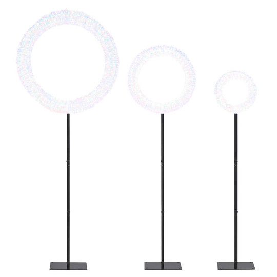 TheLAShop 3ft Wreath Stand Post Set(3) Pole Holder