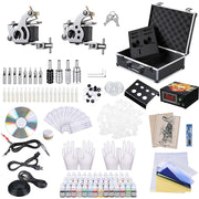 TheLAShop Tattoo Kit 2 Machine LCD Power Supply 40 Ink w/ Case Image