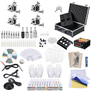 TheLAShop Tattoo Kit 4 Machine LCD Power Supply 40 Ink w/ Case Image