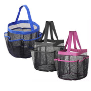 TheLAShop 8-Pocket Shower Caddy Mesh Quick Dry Travel Tote Image