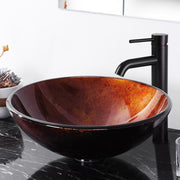 Only 45.00 usd for Havre Vitreous China Vessel Sink - Dark Red with  Textured Black Speckles Online at the Shop