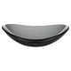 TheLAShop Gray Tempered Glass Bathroom Sink Oval 22x14" Image