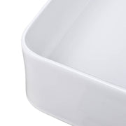 TheLAShop Bathroom Rectangular Porcelain Sink w/ Drain 23x13" Image