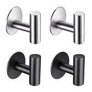 TheLAShop 2-Pack Robe Hooks Stainless Steel Holders w/ Sticker Image