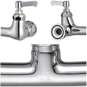 TheLAShop Commercial Pre-Rinse Faucet with Sprayer Wall Mount 41H Image