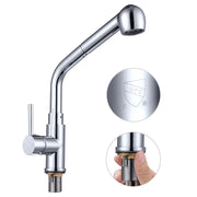 Aquaterior Kitchen Faucet with Sprayer Pull-out Stainless Steel 13"