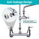 TheLAShop Commercial Pre-Rinse Faucet with Sprayer Wall Mount Image