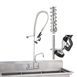 TheLAShop Commercial Pre-Rinse Faucet with Sprayer Wall Mount Image