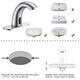 TheLAShop 5" Touchless Bathroom Faucet Motion Sensor Faucet Image