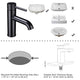 TheLAShop Bathroom Faucet Single Handle Hot & Cold 4" Spout, Oil Rubbed Bronze Image