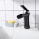 TheLAShop Waterfall Bathroom Faucet Single Handle Hot & Cold 6.5"H, Oil Rubbed Bronze Image