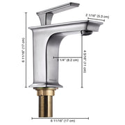 TheLAShop Bathroom Faucet Single Handle for Sinks, 6.7"H Image