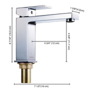 TheLAShop Bathroom Faucet 6.4"H Single Handle for Sinks Image