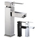 TheLAShop Bathroom Faucet Single Handle Square Hot & Cold 8"H Image