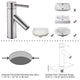 TheLAShop Bathroom Faucet Single-Hole Hot & Cold 7.5"H, Brushed Nickel Image