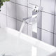 TheLAShop Bathroom Vessel Faucet Hot & Cold 12"H Square, Chrome Image