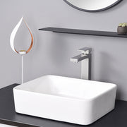 TheLAShop Bath Lavatory Vessel Sink Faucet 10.4" Square Image