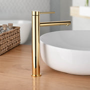 TheLAShop 13 inch Single Hole Bathroom Faucet (Gold, Black, Gray), Gold Image