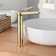 TheLAShop 12 inch Single Hole Bathroom Faucet (Gold, Black, Gray), Gold Image