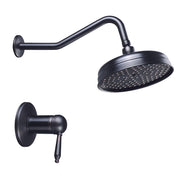 TheLAShop Wall Mounted Rain Shower Faucet & Handle Oil Rubbed Bronze