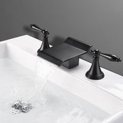 TheLAShop Widespread Bathroom Faucet 2-Handle 3 Hole Hot & Cold Image