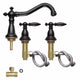 TheLAShop Widespread Bathroom Sink Faucet 2-Handle 6"H Image