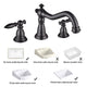 TheLAShop Widespread Bathroom Sink Faucet 2-Handle 6"H Image