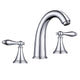 TheLAShop Widespread Bathroom Sink Faucet 2-Handle 6.7"H, Chrome Image