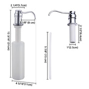 TheLAShop Soap Dispenser for Kitchen Sink Liquid 13.5oz Image