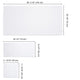 TheLAShop 3Pcs Bathtub Towel Sets White Hotel Towel Hand Face Image