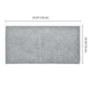 TheLAShop Hotel Bath Towel Grey 28"x53" Spun Cotton 380gsm Image