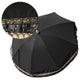 TheLAShop 6 ft 8-Rib Umbrella Canopy with Tassel Sequin Jazz