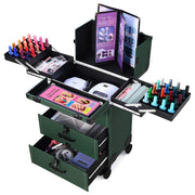 TheLAShop Mobile Nail Tech Rolling Case - Quilted Trolley & Display Book Image