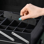 TheLAShop Mobile Nail Tech Rolling Case - Quilted Trolley & Display Book Image