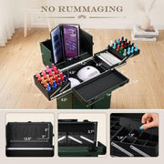 TheLAShop Mobile Nail Tech Rolling Case - Quilted Trolley & Display Book Image
