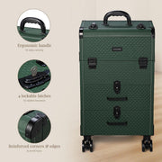 TheLAShop Mobile Nail Tech Rolling Case - Quilted Trolley & Display Book Image